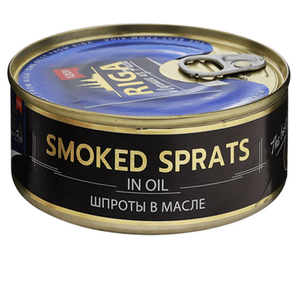 Smoked e/o Sprats-Oil – 8.47 oz (240gr)